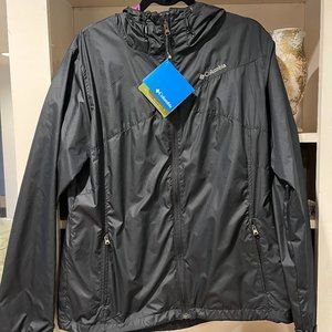 NWT WOMEN'S COLUMBIA SPORTSWEAR HYDRO SEEKER JACKET BLACK SIZE XL